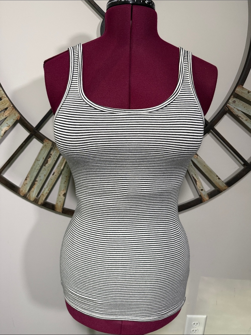 A new Day Classic Black & White Striped Top - Women's